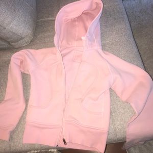 Pink lululemon scuba hoodie